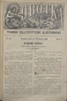Sobótka : tygodnik belletrystyczny illustrowany. R.1, № 39 (25 września 1869)