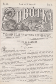 Sobótka : tygodnik belletrystyczny illustrowany. R.3, nr 33 (12 sierpnia 1871)