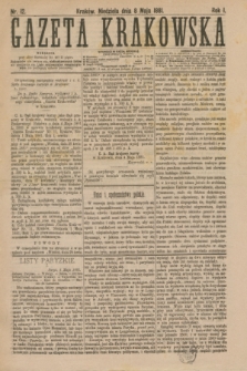 Gazeta Krakowska. R.1, nr 12 (8 maja 1881)