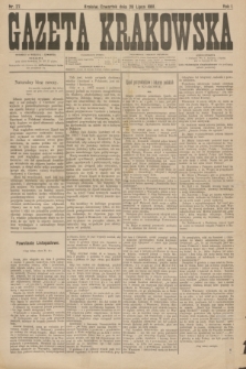Gazeta Krakowska. R.1, nr 27 (28 lipca 1881)