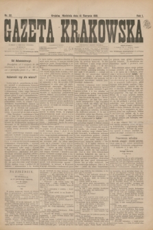 Gazeta Krakowska. R.1, nr 32 (14 sierpnia 1881)