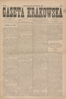 Gazeta Krakowska. R.1, nr 33 (18 sierpnia 1881)
