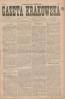 Gazeta Krakowska. R.1, nr 38 (4 września 1881)