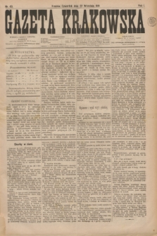 Gazeta Krakowska. R.1, nr 43 (22 września 1881)