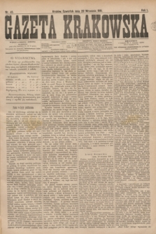 Gazeta Krakowska. R.1, nr 45 (29 września 1881)