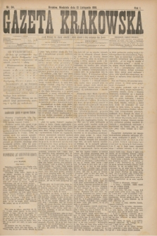 Gazeta Krakowska. R.1, nr 64 (13 listopada 1881)