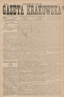 Gazeta Krakowska. R.1, nr 73 (4 grudnia 1881)