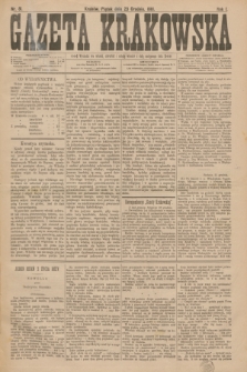 Gazeta Krakowska. R.1, nr 81 (23 grudnia 1881)