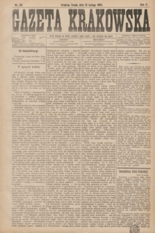 Gazeta Krakowska. R.2, nr 20 (15 lutego 1882)