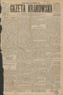 Gazeta Krakowska. R.3, nr 1 (3 stycznia 1883)