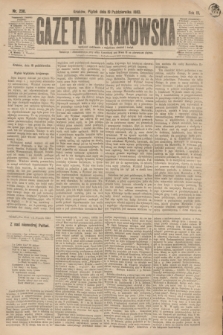 Gazeta Krakowska. R.3, nr 238 (19 października 1883)