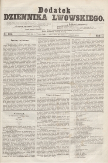 Dodatek Dziennika Lwowskiego. R.2, nr 209 (11 września 1868)