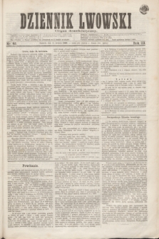 Dziennik Lwowski : organ demokratyczny. R.3, nr 83 (11 kwietnia 1869)