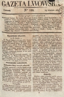 Gazeta Lwowska. 1839, nr 110