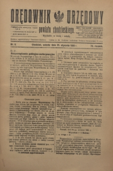 Orędownik Urzędowy powiatu chodzieskiego. R.72, nr 8 (31 stycznia 1925)