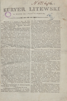 Kuryer Litewski. 1807, N. 1 (1 stycznia)