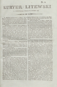 Kuryer Litewski. 1807, N. 28 (6 kwietnia)