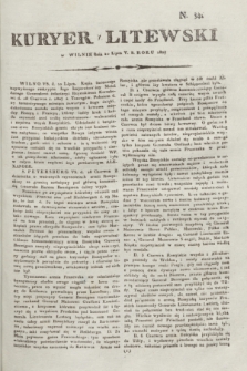 Kuryer Litewski. 1807, N. 54 (10 lipca)
