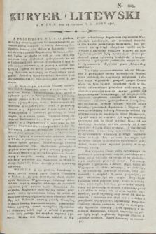 Kuryer Litewski. 1807, N. 103 (28 grudnia)