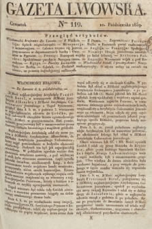 Gazeta Lwowska. 1839, nr 119