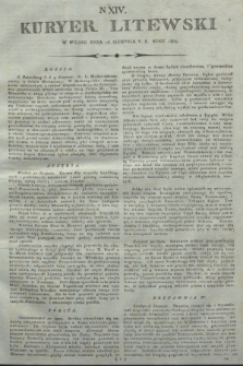 Kuryer Litewski. 1805, N 14 (16 sierpnia)