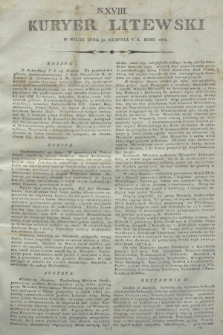 Kuryer Litewski. 1805, N 18 (30 sierpnia)