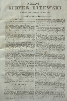Kuryer Litewski. 1805, N 36 (1 listopada)
