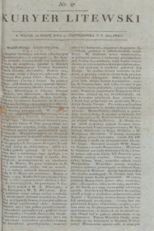 Kuryer Litewski. 1815, nr 87 (30 października) + dod.