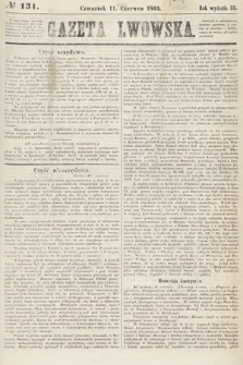 Gazeta Lwowska. 1863, nr 131