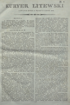Kuryer Litewski. 1806, N. 6 (20 stycznia)