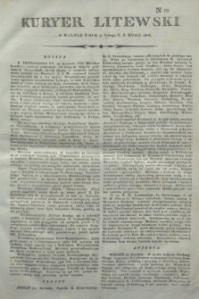 Kuryer Litewski. 1806, N. 10 (3 lutego)