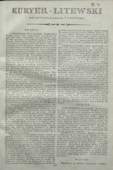 Kuryer Litewski. 1806, N. 72 (8 września)