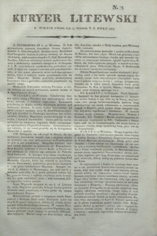 Kuryer Litewski. 1806, N. 75 (17 września)