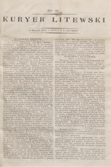 Kuryer Litewski. 1813, Nro 22 (15 marca)