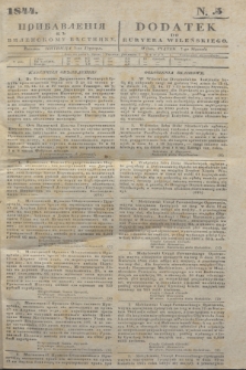 Pribavlenìâ k˝ Vilenskomu Věstniku = Dodatek do Kuryera Wileńskiego. 1844, N. 5 (7 stycznia)