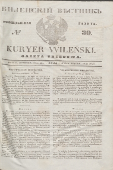 Vilenskìj Věstnik'' : officìal'naâ gazeta = Kuryer Wileński : gazeta urzędowa. 1845, № 39 (18 maja)