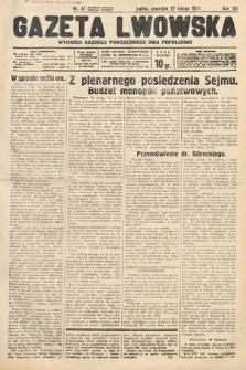 Gazeta Lwowska. 1936, nr 47