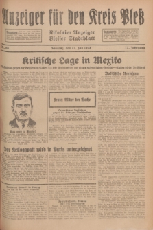 Anzeiger für den Kreis Pleß : Nikolaier Anzeiger : Plesser Stadtblatt. Jg.77, Nr. 88 (22 Juli 1928)