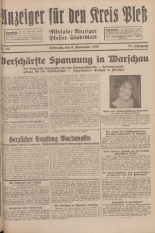 Anzeiger für den Kreis Pleß : Nikolaier Anzeiger : Plesser Stadtblatt. Jg.78, Nr. 133 (6 Novenber 1929)