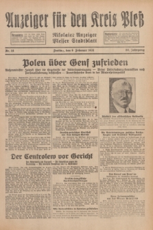 Anzeiger für den Kreis Pleß : Nikolaier Anzeiger : Plesser Stadtblatt. Jg.80, Nr. 16 (6 Februar 1931)