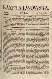 Gazeta Lwowska. 1839, nr 100