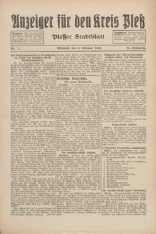 Anzeiger für den Kreis Pleß : Plesser Stadtblatt. Jg.82, Nr. 11 (8 Februar 1933)