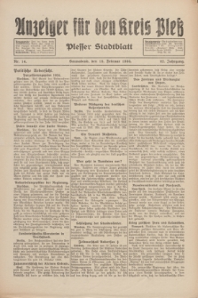 Anzeiger für den Kreis Pleß : Plesser Stadtblatt. Jg.82, Nr. 14 (18 Februar 1933)
