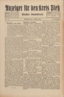 Anzeiger für den Kreis Pleß : Plesser Stadtblatt. Jg.82, Nr. 19 (8 März 1933)
