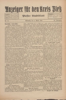 Anzeiger für den Kreis Pleß : Plesser Stadtblatt. Jg.82, Nr. 27 (5 April 1933)