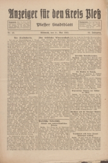Anzeiger für den Kreis Pleß : Plesser Stadtblatt. Jg.82, Nr. 43 (31 Mai 1933)