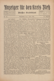 Anzeiger für den Kreis Pleß : Plesser Stadtblatt. Jg.82, Nr. 44 (3 Juni 1933)