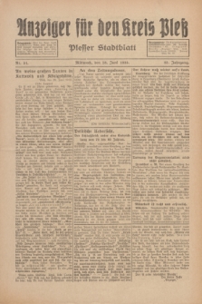 Anzeiger für den Kreis Pleß : Plesser Stadtblatt. Jg.82, Nr. 51 (28 Juni 1933)