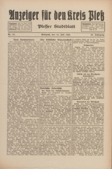 Anzeiger für den Kreis Pleß : Plesser Stadtblatt. Jg.82, Nr. 57 (19 Juli 1933)