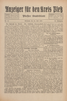 Anzeiger für den Kreis Pleß : Plesser Stadtblatt. Jg.82, Nr. 59 (26 Juli 1933)